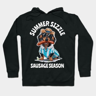 Summer Sizzle Sausage Season - Dachshund - BBQ Hoodie